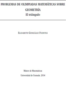 Problemas de olimpiadas Matemáticas sobe Geometría: El triángulo