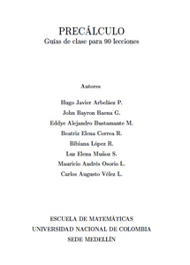 Precálculo – Guías de clase para 90 lecciones